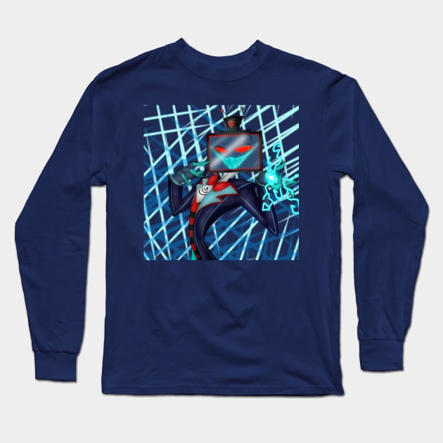 Static on the Vox waves Long Sleeve T-Shirt by Thehazbeansky1